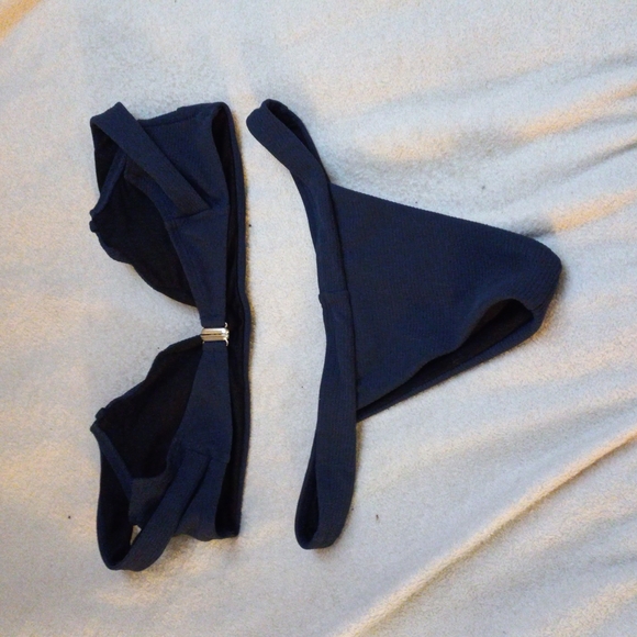⚡️3/$20⚡️NWOT Navy blue Bikini- medium - Picture 2 of 3
